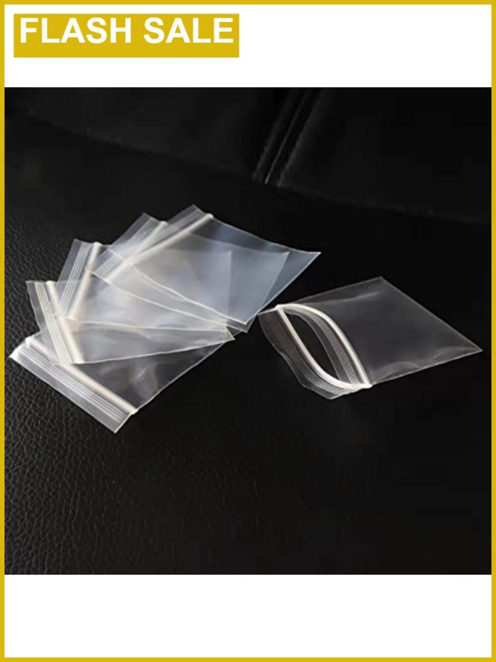 Small Plastic Bags with Zipper, 400pc 2x2 Inch Reusable Storage Bag for Jewelry